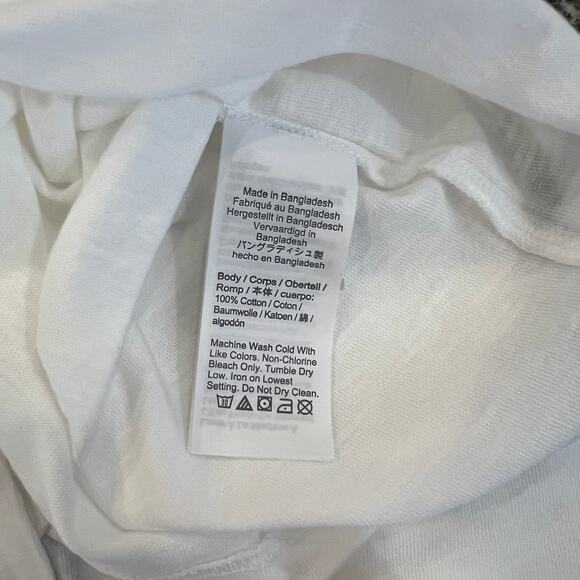 NWT J. Crew White Slim-Fit Organic Slub Cotton Crewneck T-Shirt - Picture 8 of 9